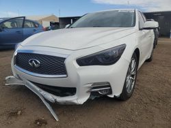 Salvage cars for sale at Brighton, CO auction: 2015 Infiniti Q50 Base