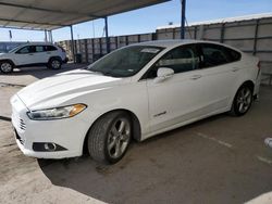 Salvage cars for sale at Anthony, TX auction: 2013 Ford Fusion SE Hybrid