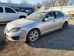 Salvage cars for sale at Wichita, KS auction: 2012 Ford Fusion SE