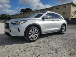 Salvage cars for sale at Opa Locka, FL auction: 2020 Infiniti QX50 Pure