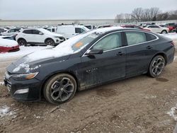 Salvage cars for sale at Davison, MI auction: 2022 Chevrolet Malibu LT