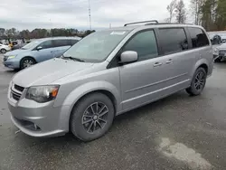 Salvage cars for sale at Dunn, NC auction: 2017 Dodge Grand Caravan GT