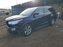 Salvage cars for sale at Colorado Springs, CO auction: 2014 Toyota Highlander Limited