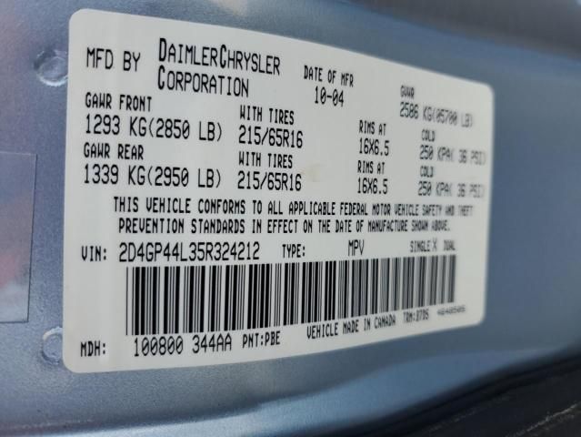 2005 Dodge Grand Caravan SXT