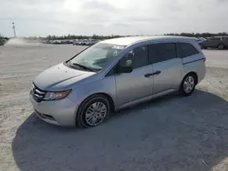 Salvage cars for sale at Arcadia, FL auction: 2015 Honda Odyssey LX