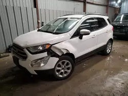 Salvage cars for sale at West Mifflin, PA auction: 2018 Ford Ecosport SE