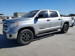 Toyota Tundra salvage cars for sale: 2017 Toyota Tundra Crewmax SR5