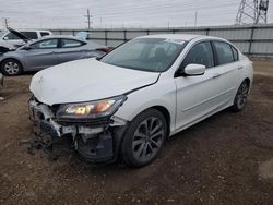 Salvage cars for sale from Copart Elgin, IL: 2015 Honda Accord Sport