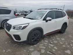 Vehiculos salvage en venta de Copart Indianapolis, IN: 2019 Subaru Forester Sport