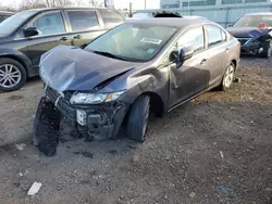 Salvage cars for sale at Chicago Heights, IL auction: 2014 Honda Civic LX