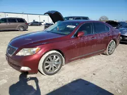 Salvage cars for sale at Haslet, TX auction: 2007 Lexus LS 460