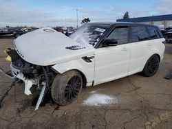 Salvage cars for sale at Woodhaven, MI auction: 2016 Land Rover Range Rover Sport SC