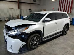 Toyota Highlander Vehiculos salvage en venta: 2019 Toyota Highlander LE