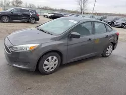 Salvage cars for sale at Kansas City, KS auction: 2015 Ford Focus S