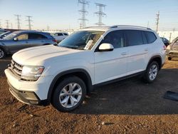 Salvage cars for sale at Elgin, IL auction: 2018 Volkswagen Atlas S