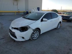 Salvage cars for sale at Tucson, AZ auction: 2015 Toyota Corolla L