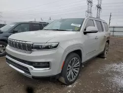 Salvage cars for sale at Elgin, IL auction: 2022 Jeep Grand Wagoneer Series III