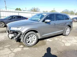 Salvage cars for sale at Shreveport, LA auction: 2017 Audi Q7 Premium Plus