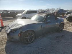 Salvage cars for sale at Kansas City, KS auction: 2016 Mazda MX-5 Miata Grand Touring