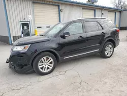 Ford Explorer salvage cars for sale: 2018 Ford Explorer XLT