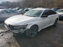 Salvage cars for sale at Marlboro, NY auction: 2022 Honda Accord Sport SE