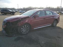 Salvage cars for sale from Copart East Granby, CT: 2016 Hyundai Sonata Sport