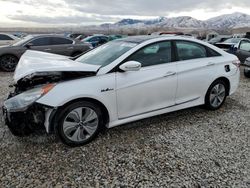 Salvage cars for sale at auction: 2015 Hyundai Sonata Hybrid