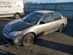 Salvage cars for sale at Pennsburg, PA auction: 2005 Honda Civic LX