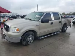 Salvage cars for sale at Grand Prairie, TX auction: 2007 Ford F150 Supercrew