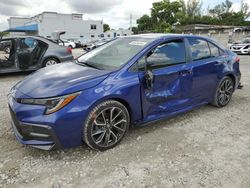 Salvage cars for sale at Opa Locka, FL auction: 2020 Toyota Corolla SE