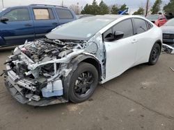 Salvage cars for sale at auction: 2024 Toyota Prius Prime SE