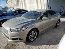 Ford Fusion Titanium hev salvage cars for sale: 2015 Ford Fusion Titanium HEV