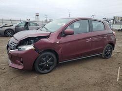 Salvage cars for sale at Dyer, IN auction: 2023 Mitsubishi Mirage ES