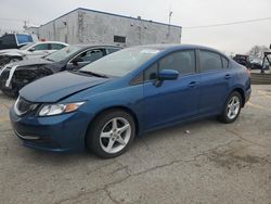 Salvage cars for sale at Chicago Heights, IL auction: 2015 Honda Civic LX