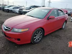 Salvage cars for sale at Elgin, IL auction: 2008 Acura TSX