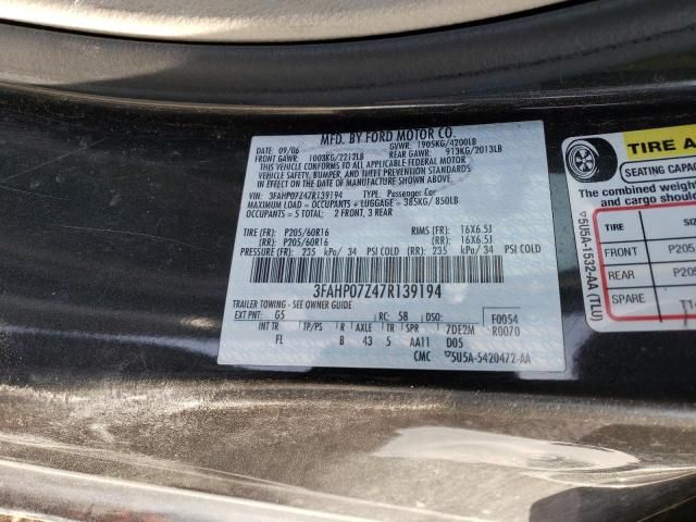 2007 Ford Fusion SE