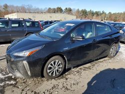 Salvage cars for sale at Exeter, RI auction: 2019 Toyota Prius