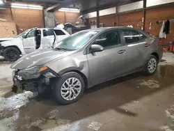 Salvage cars for sale at Ebensburg, PA auction: 2019 Toyota Corolla L