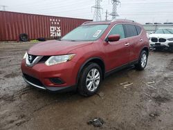 Salvage cars for sale at Elgin, IL auction: 2016 Nissan Rogue S