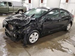 KIA salvage cars for sale: 2017 KIA Forte LX