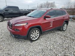 Salvage cars for sale at Lawrenceburg, KY auction: 2015 Jeep Cherokee Limited