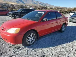 Salvage cars for sale at Reno, NV auction: 2003 Honda Civic EX