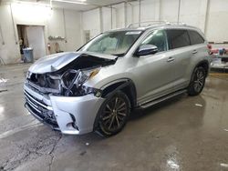 Salvage cars for sale at Madisonville, TN auction: 2018 Toyota Highlander SE