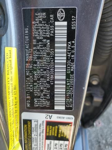 2012 Toyota Avalon Base