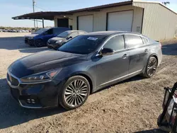 Salvage cars for sale from Copart Temple, TX: 2017 KIA Cadenza Premium