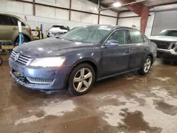 Vehiculos salvage en venta de Copart Lansing, MI: 2013 Volkswagen Passat SE