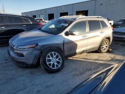 Salvage cars for sale at Jacksonville, FL auction: 2017 Jeep Cherokee Latitude