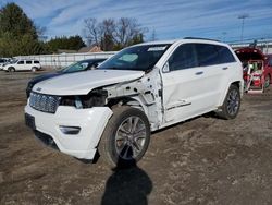 Salvage cars for sale at Finksburg, MD auction: 2018 Jeep Grand Cherokee Overland