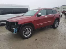 Salvage cars for sale at Kansas City, KS auction: 2015 Jeep Grand Cherokee Limited