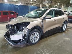 Salvage cars for sale at Woodhaven, MI auction: 2020 Ford Escape SE